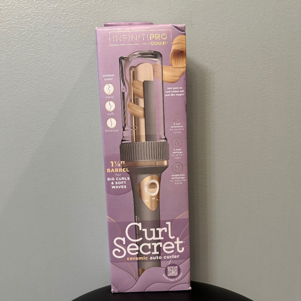 InfinitiPRO by Conair Curl Secret Ceramic Auto Curler 1 1/4" Barrel Hair Curler